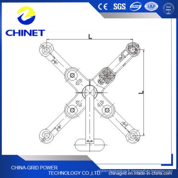 Jz Type Four Split Conductor Single Pendulum Spacer